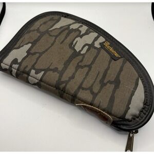 Bucheimer 9x6" Canvas Case Hand Gun Pistol Soft Case Vintage Camouflage Camo Zip